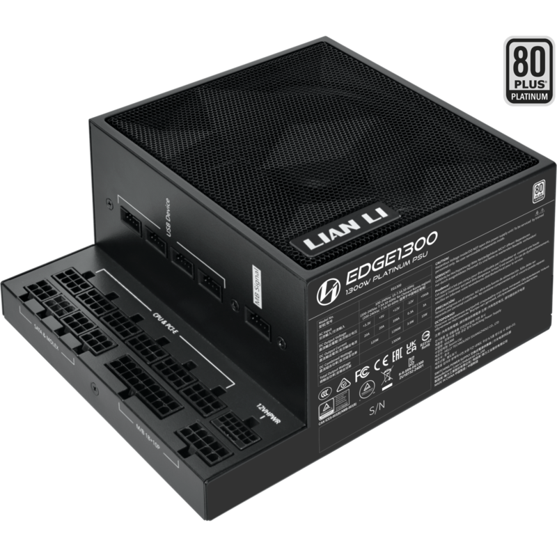 Lian Li EDGE EG1300 1300W Black PC-Netzteil, schwarz