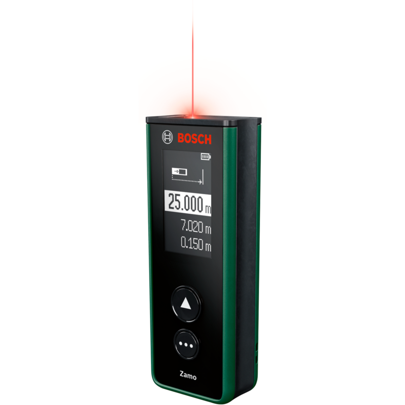 Bosch Heimwerken & Garten Digitaler Laser-Entfernungsmesser Zamo, schwarz/grün