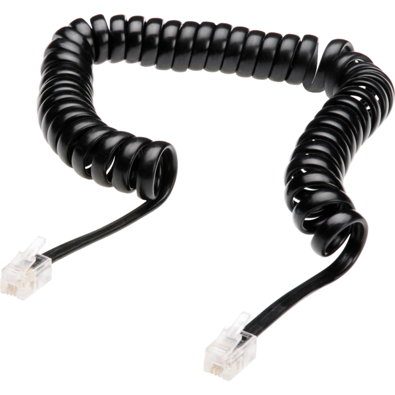 Digitus UAE Modular Spiral-Anschlusskabel AK-460101-040-S Kabel, 4 Meter