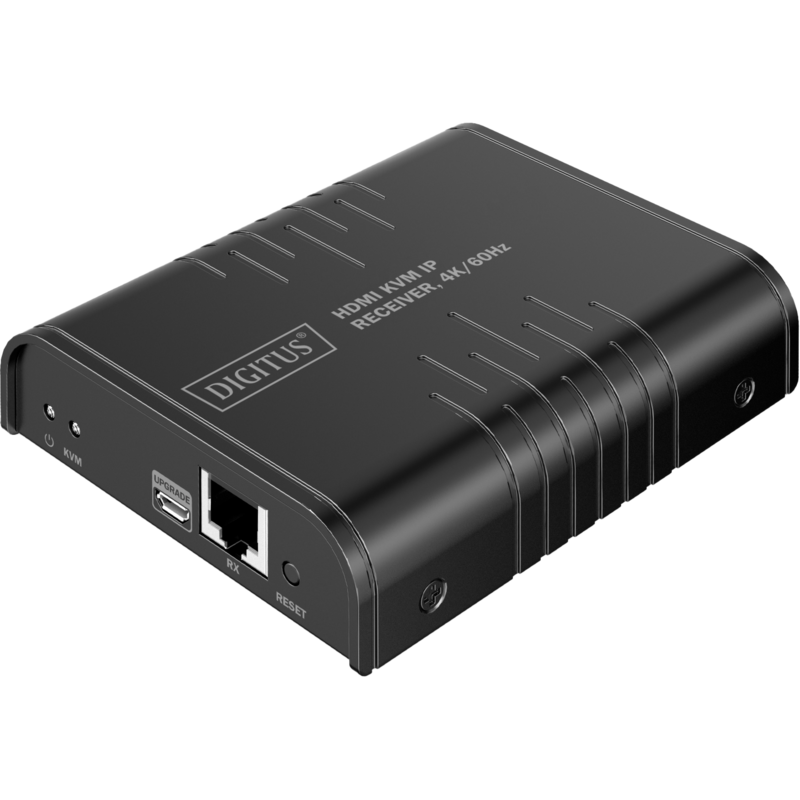 Digitus HDMI KVM IP Receiver KVM-Switch, schwarz, 4K/60Hz