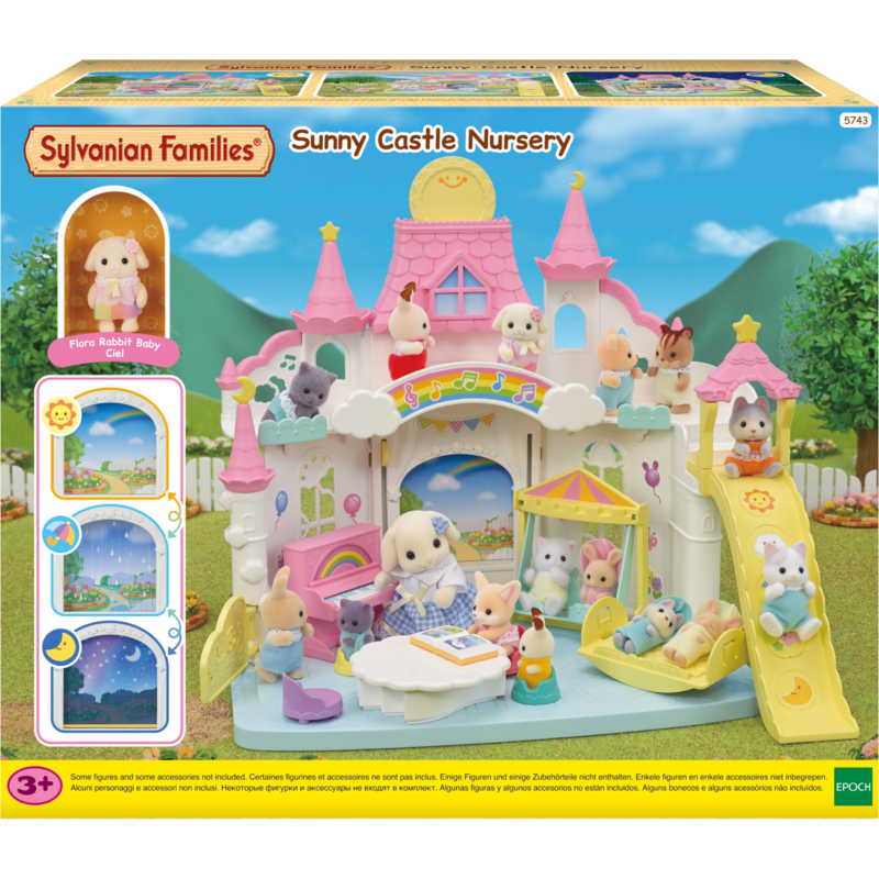 EPOCH Traumwiesen Erlebniskindergarten Sonnenschloss Sylvanian Families Spiel