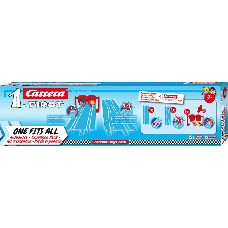Carrera FIRST Expansion Pack "One fits All" Rennbahn