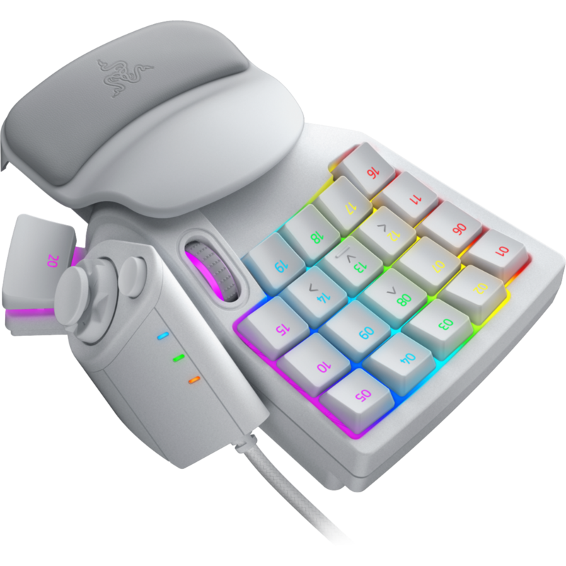 Razer Tartarus Pro Keypad, weiß/grau, Mercury
