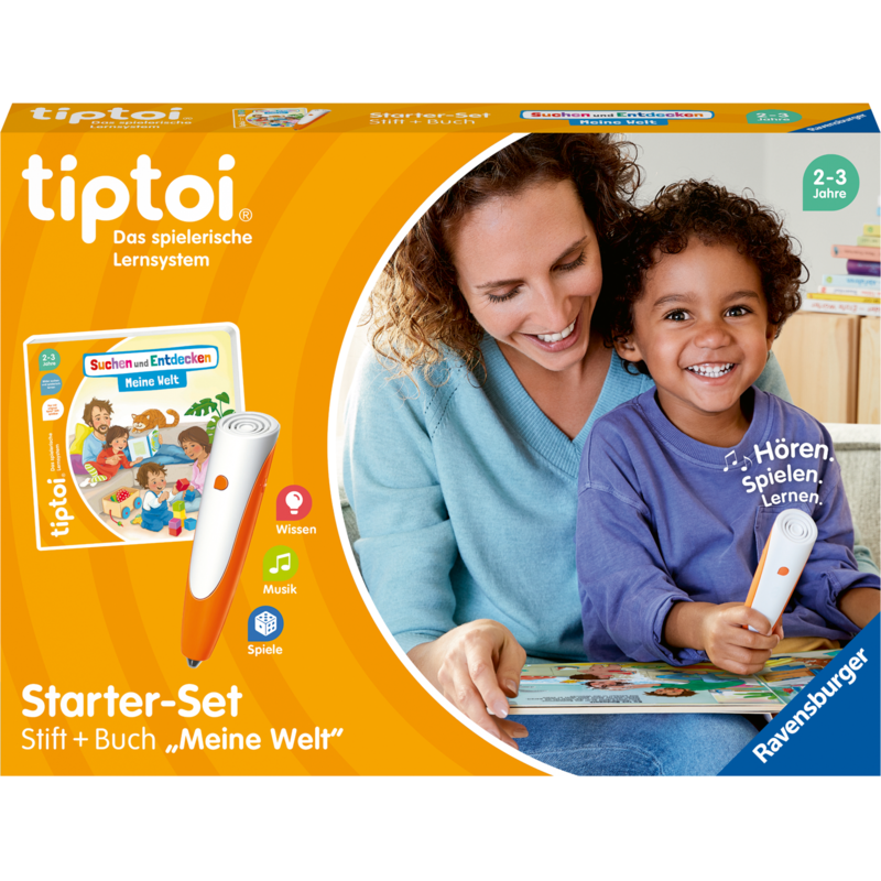 Ravensburger tiptoi Starter-Set: Suchen und Entdecken - Meine Welt Lernbuch
