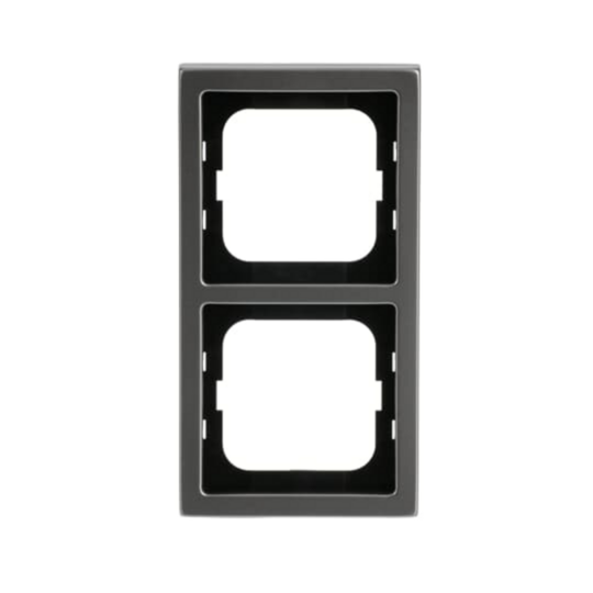 Busch-Jaeger Rahmen zwei-fach pur Edelstahl 1722-866K Edelstahl Anti Fingerprint