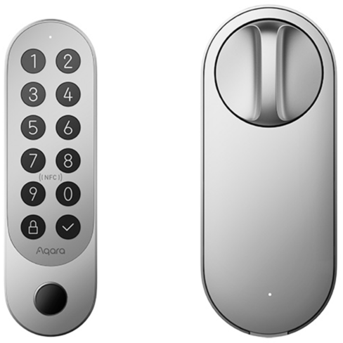 Aqara Smart Lock U200 elektronisches Türschloss, silber, Thread, Bluetooth 5.1