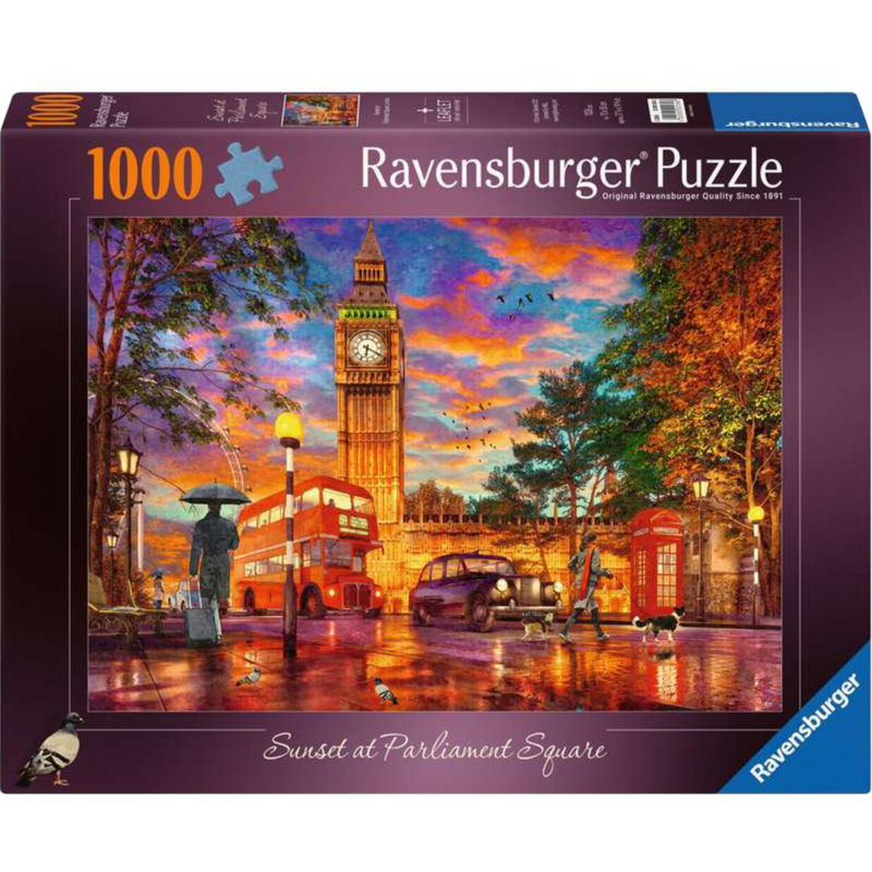 Ravensburger Puzzle Sonnenuntergang in London, 1000 Teile