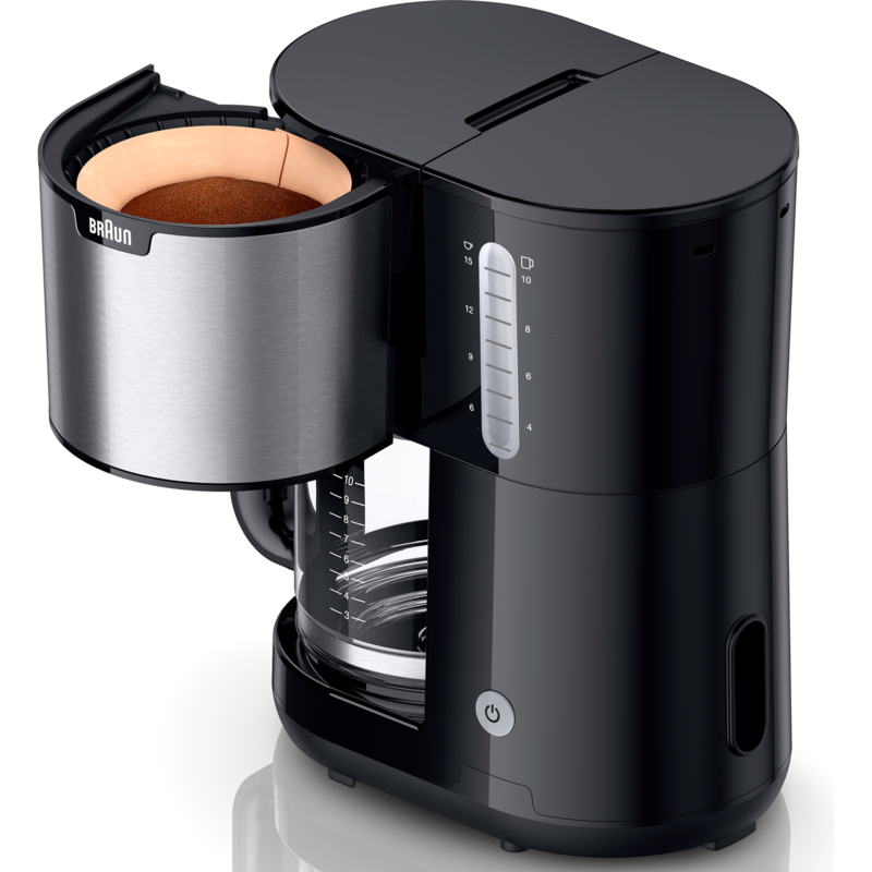 Braun PurShine KF 1500 Filtermaschine, schwarz/edelstahl