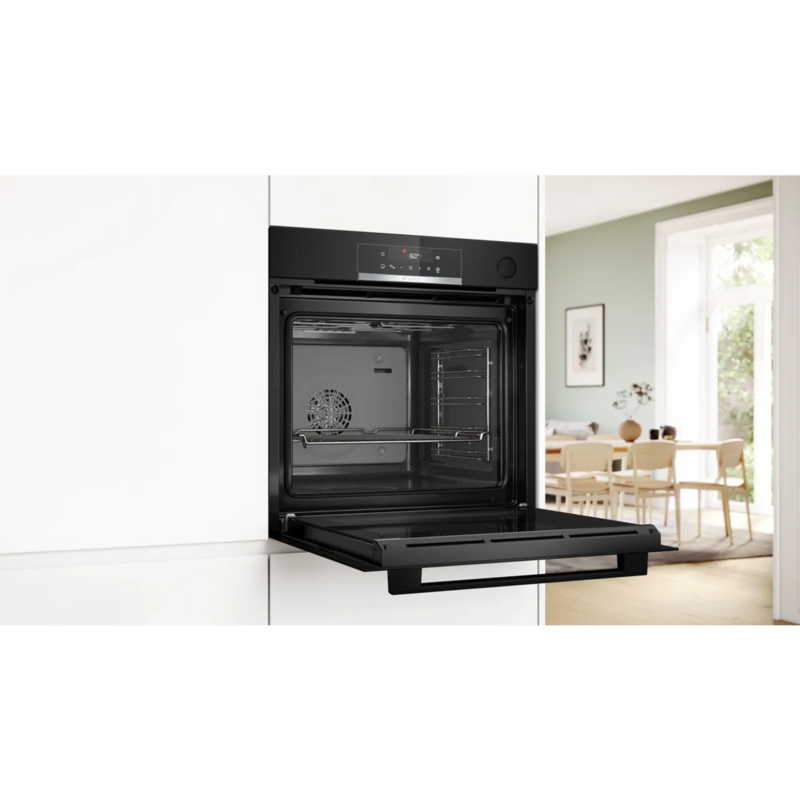 Bosch Home HRG532BB3 Serie 4 Backofen, 60 cm, mit Dampfunterstützung
