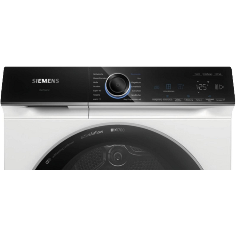 Siemens WR47B2C40 iQ700 Wärmepumpentrockner, weiß/schwarz, Home Connect