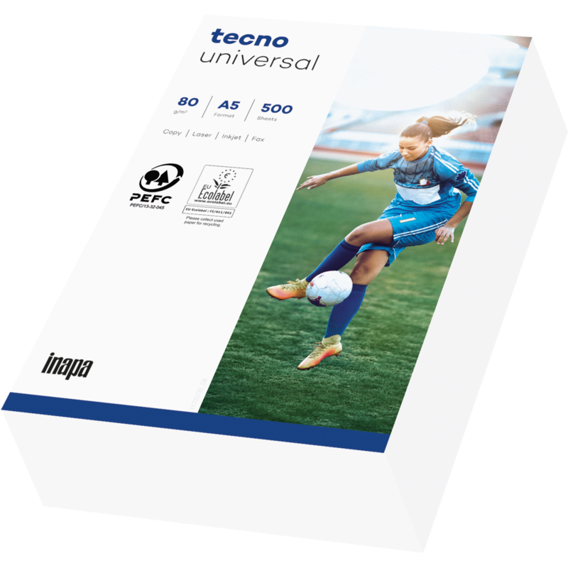 Inapa Tecno Universal 80g 148x210 R Papier, DIN A5 (500 Blatt), 80 g/m²
