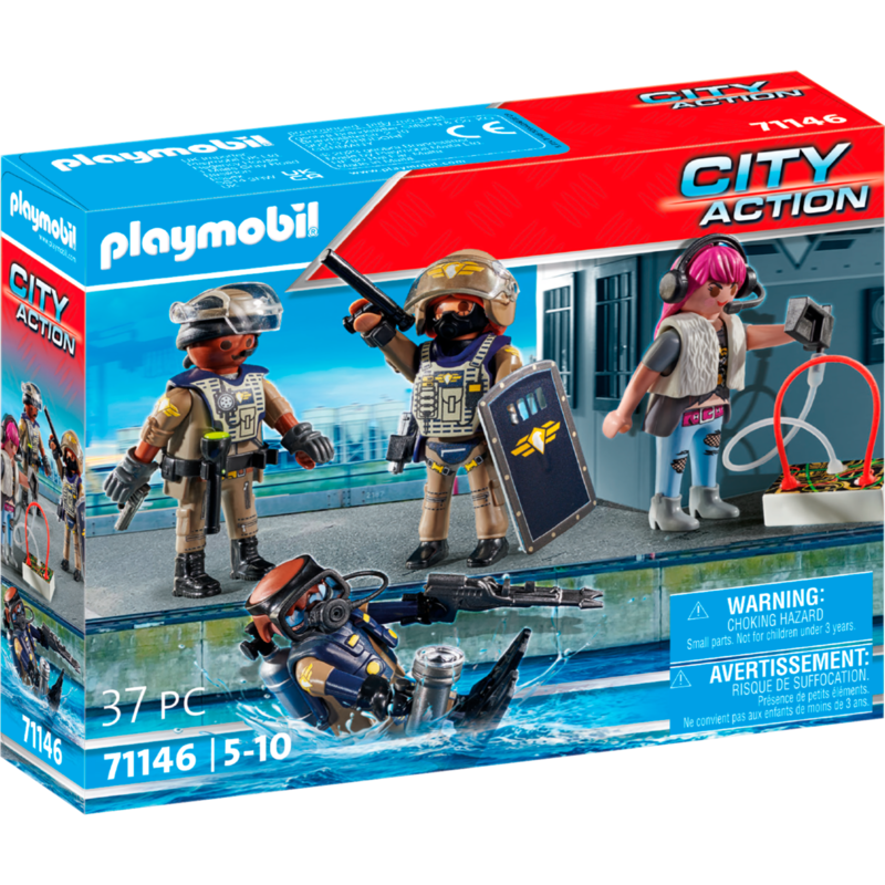 PLAYMOBIL City Action SWAT-Figurenset Konstruktionsspielzeug