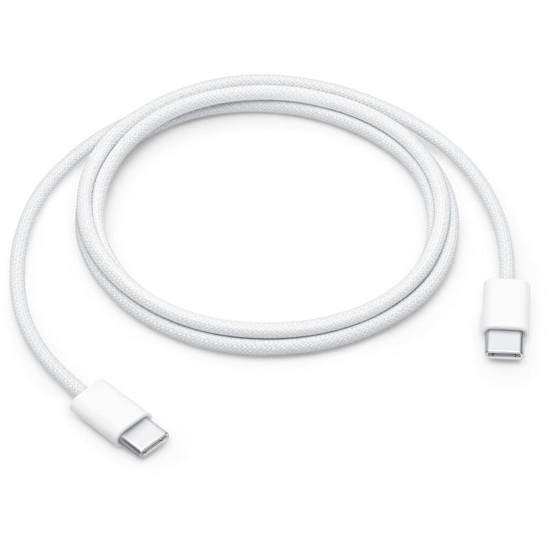 Apple USB 2.0 Ladekabel, USB-C Stecker > USB-C Stecker Kabel, weiß, 1 Meter