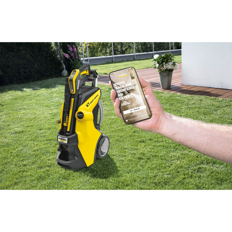 Kärcher K 7 Smart Control Flex Home Hochdruckreiniger, gelb/schwarz, Bluetooth