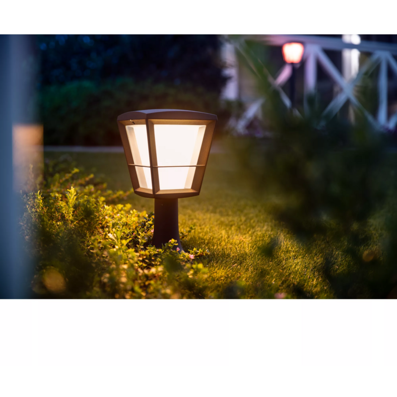 Philips HUE White & Color Ambiance Econic Outdoor Sockelleuchte LED-Leuchte