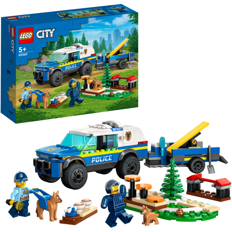 LEGO City Mobiles Polizeihunde-Training Konstruktionsspielzeug