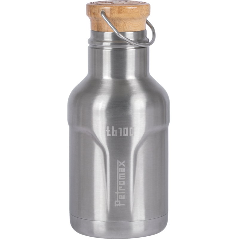 Petromax Isolierflasche 1 Liter Thermosflasche, edelstahl