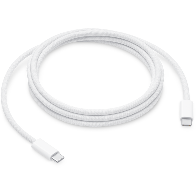 Apple USB 2.0 Ladekabel, USB-C Stecker > USB-C Stecker Kabel, weiß, 2 Meter