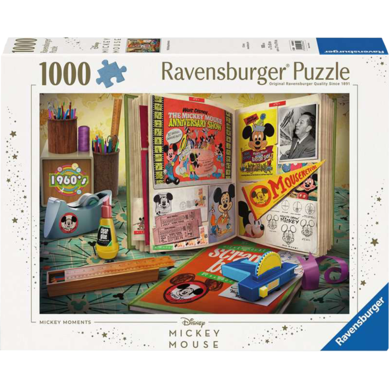 Ravensburger Puzzle 1960 Mickey Moments, 1000 Teile