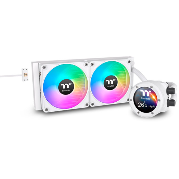 Thermaltake TH240 V2 Ultra EX ARGB Sync AIO Liquid Cooler - Snow Edition