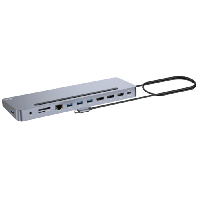 i-tec USB-C Metal Ergonomic Triple 4K Docking Station Dockingstation, HDMI, DP