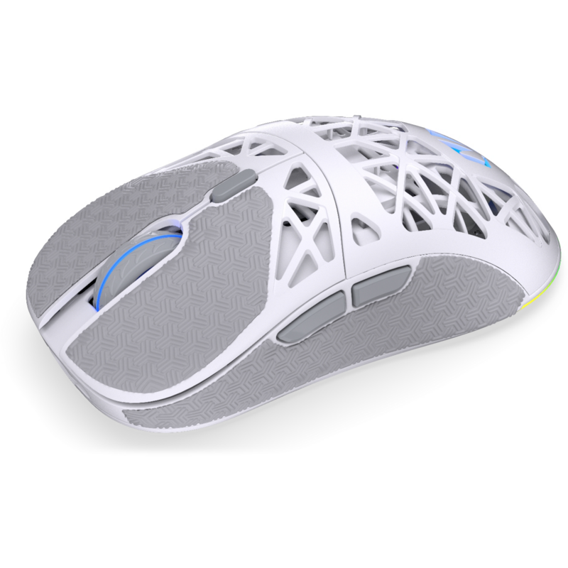 ENDORFY LIV Plus Wireless Onyx White Gaming-Maus, weiß, inkl. Ladestation