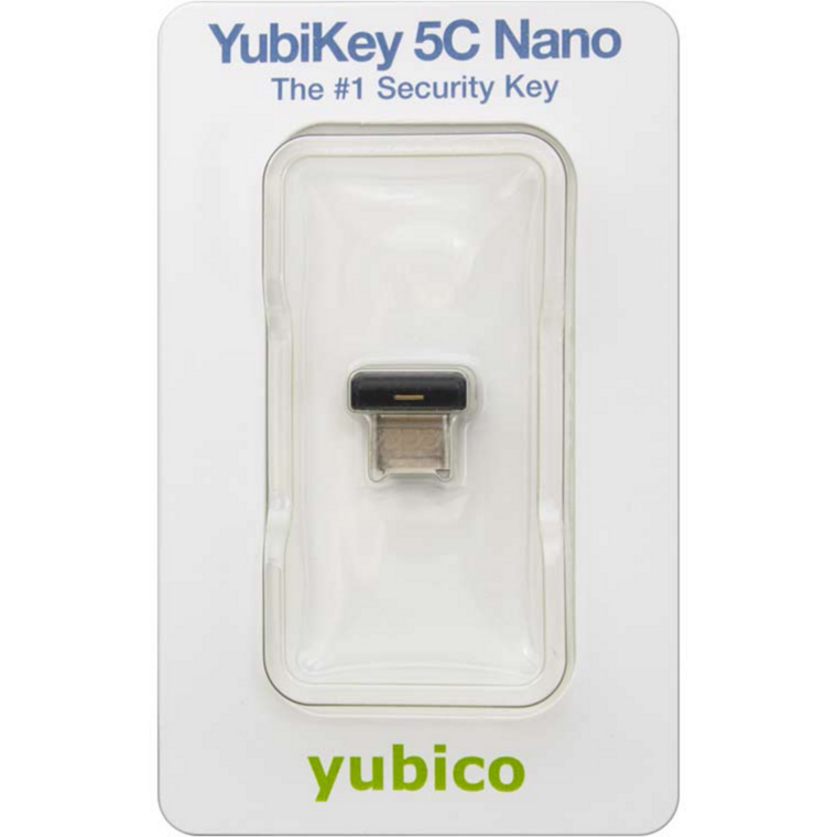 Yubico YubiKey 5C Nano Sicherheitsschlüssel, schwarz
