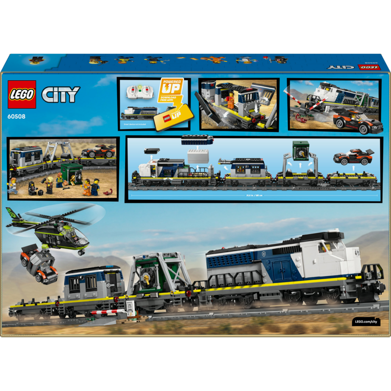 LEGO City Überfall auf den Polizeizug Konstruktionsspielzeug