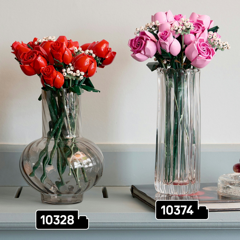 LEGO Botanicals Rosa Rosenstrauß Konstruktionsspielzeug