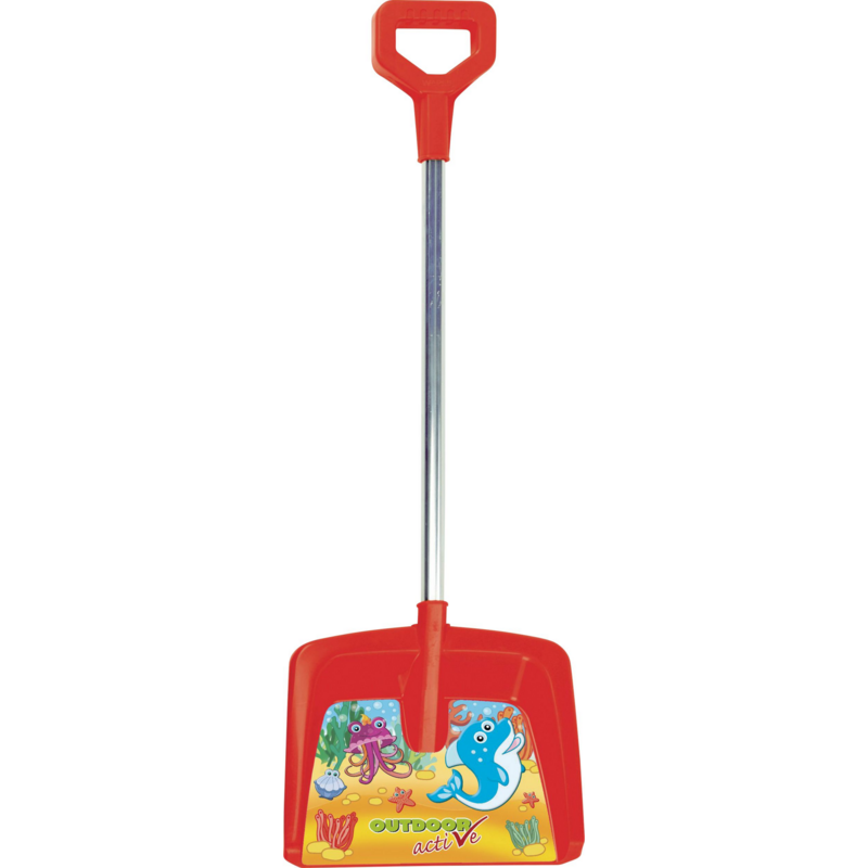 Outdoor active Schneeschaufel Länge 70 Zentimeter Schneeschieber, rot
