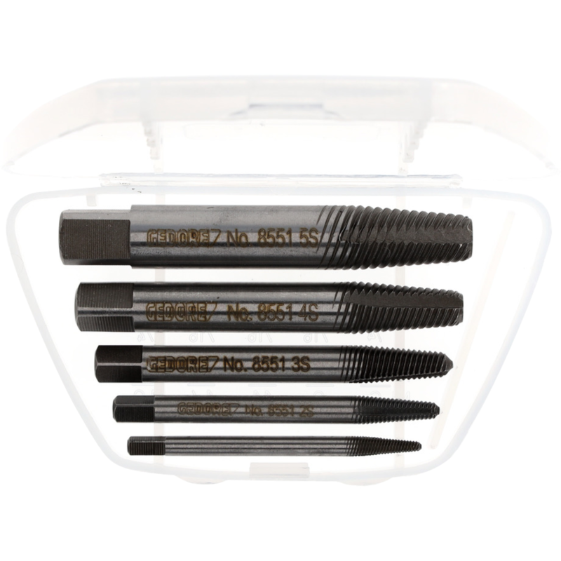 GEDORE Schraubenausdreher-Set, 5-teilig, M3 - M18 Ausdreher