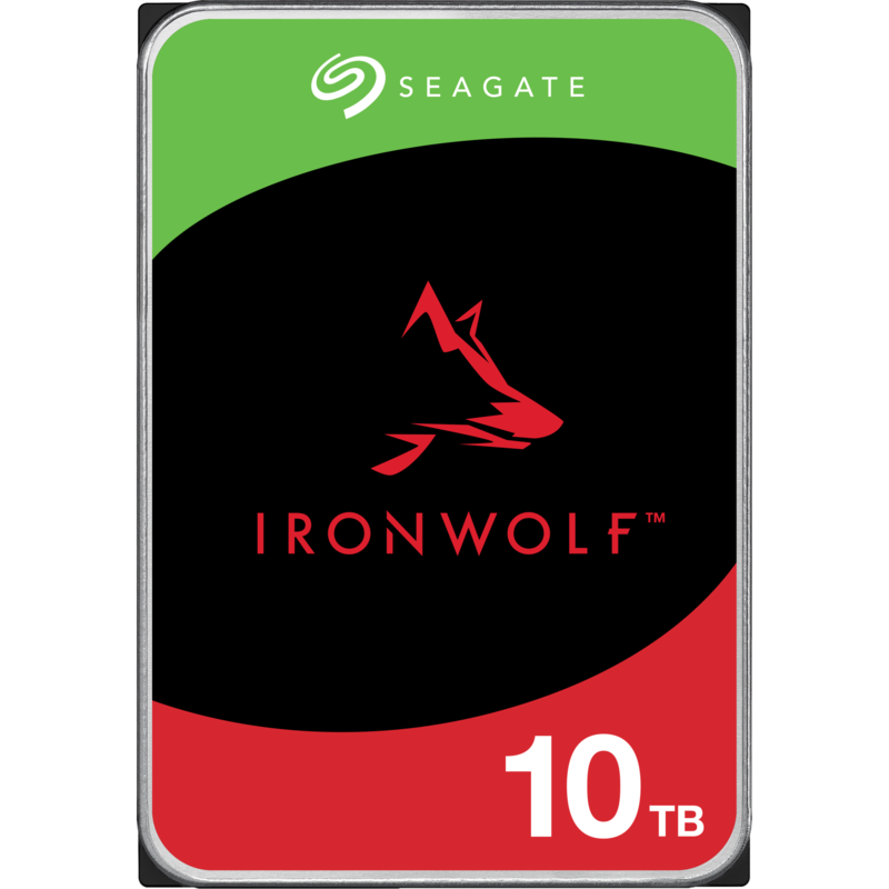 Seagate IronWolf NAS 10 TB CMR Festplatte, SATA 6 Gb/s, 3,5"