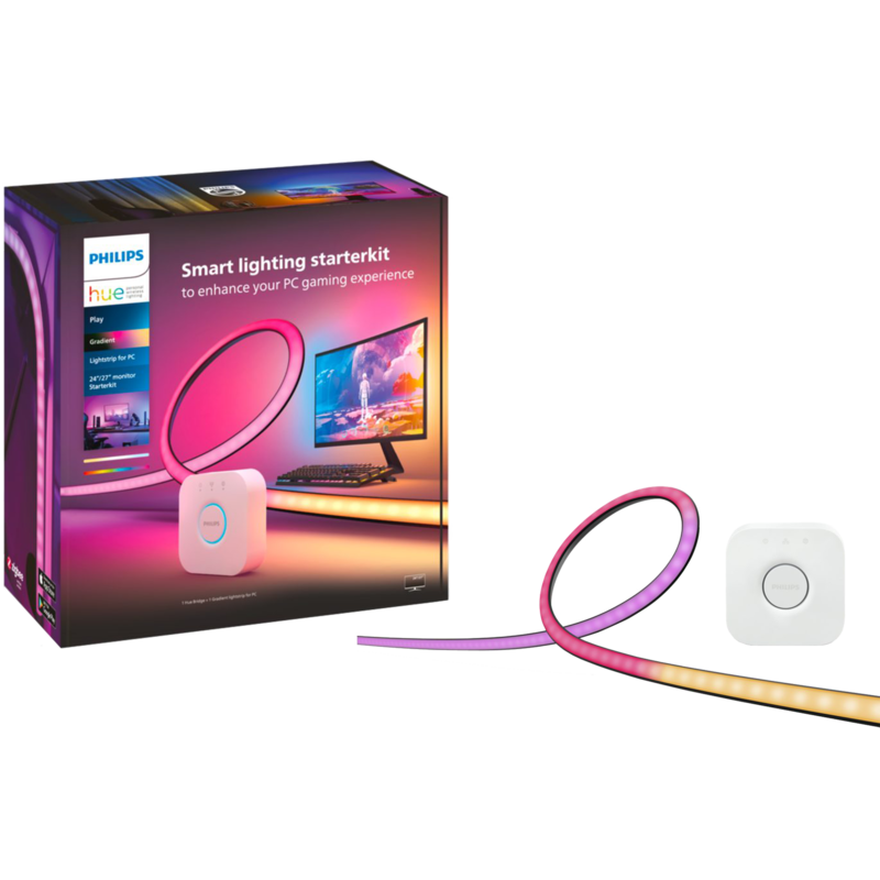 Philips HUE Play Gradient Lightstrip für PC (24-27" Starter-Kit) LED-Streifen