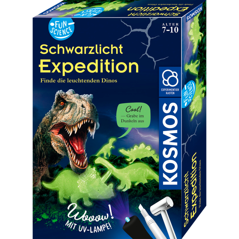 Kosmos Fun Science Schwarzlicht-Expedition Experimentierkasten