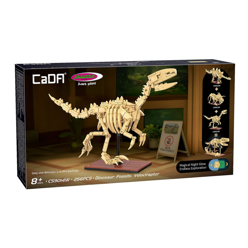 Jamara Dinosaurier Fossil Velociraptor im Maßstab 1:9 Modellbau, beige