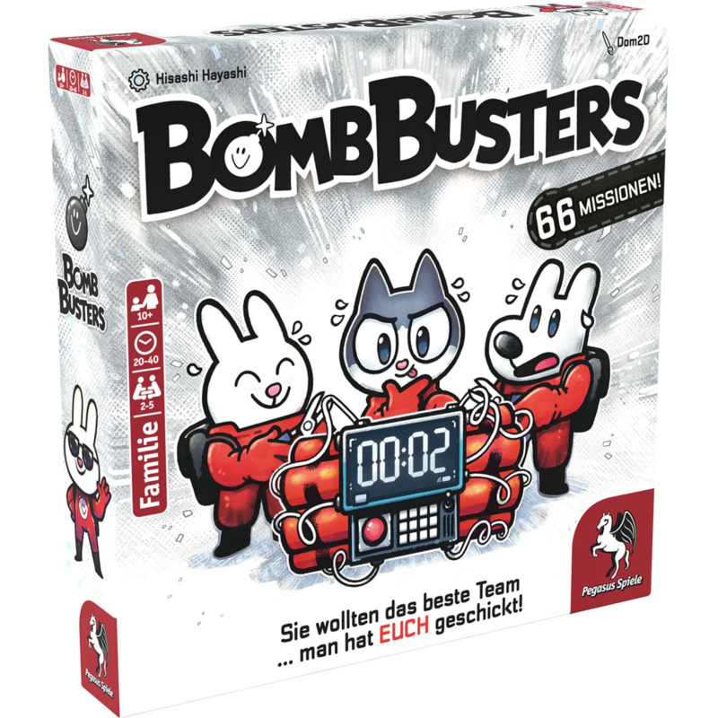 Pegasus Bomb Busters Brettspiel, Spiel des Jahres 2025