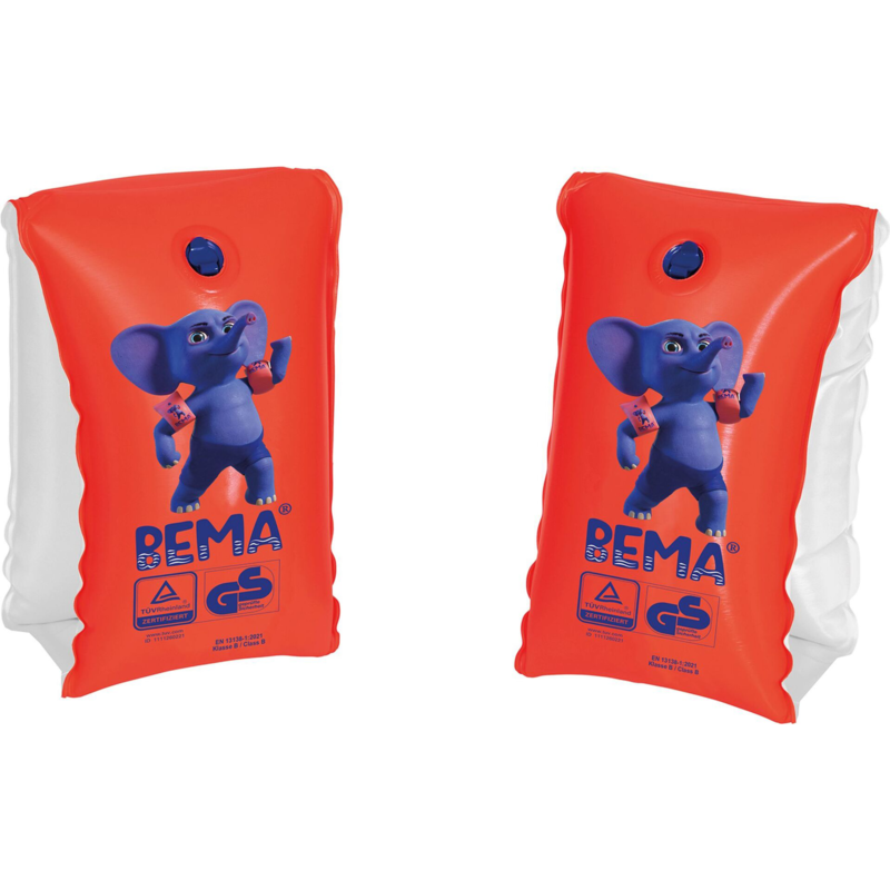 Happy People BEMA-Schwimmflügel, Größe 00, orange/blau, für Kinder bis 1 Jahr
