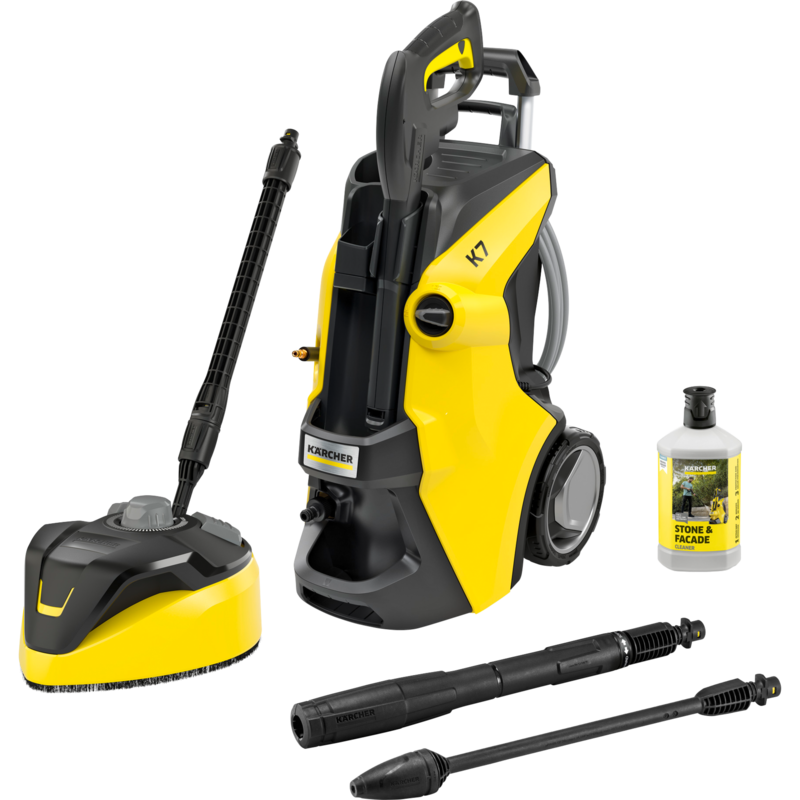 Kärcher K 7 Power Flex Home Hochdruckreiniger, gelb/schwarz, mit Dreckfräser und, Gebraucht