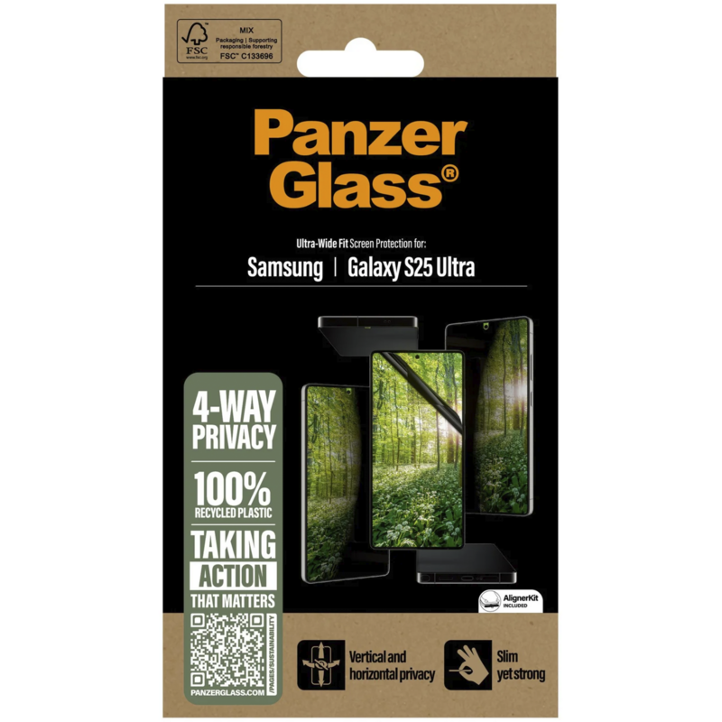 PanzerGlass ECO MATRIX 4-Way Displayschutz Ultra-Wide Fit Schutzfolie