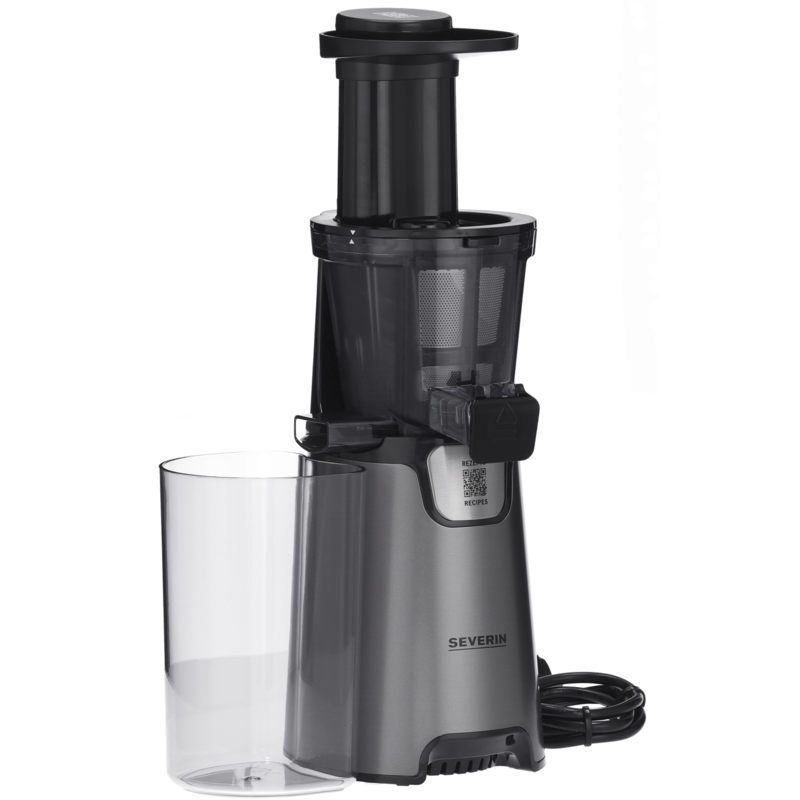 Severin Slow Juicer ES 3571 Entsafter, silber, 150 Watt, Saftbehälter 1 Liter