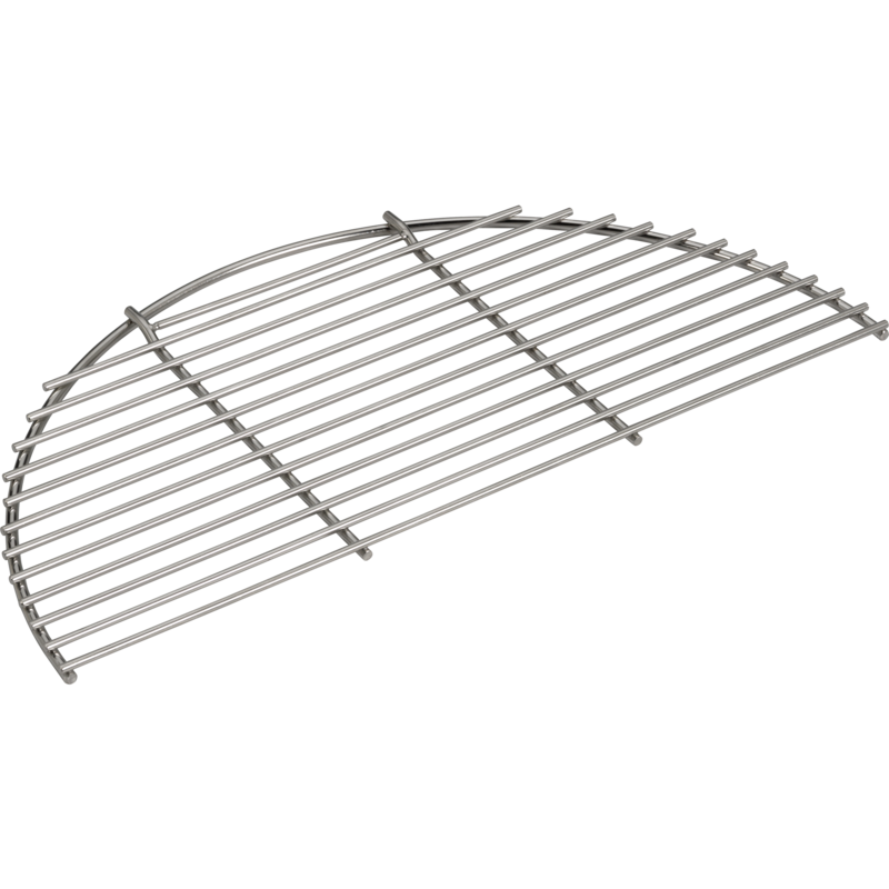 Big Green Egg Halbrunder Edelstahlrost Medium, Ø 40cm Grillrost, edelstahl, für