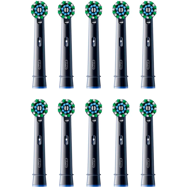 Oral-B Oral-B Pro Cross Action Aufsteckbürsten 10er-Pack, schwarz