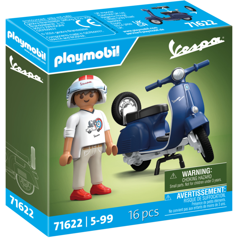 PLAYMOBIL 1969 Vespa 150 Sprint Veloce, blau Konstruktionsspielzeug