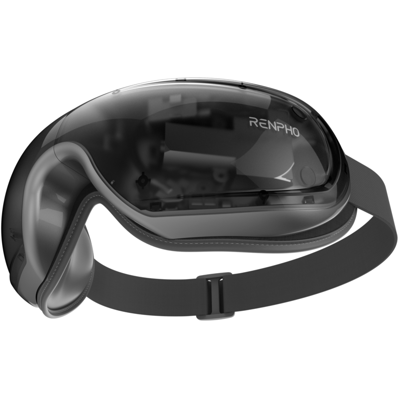 Renpho Augenmassagegerät Eyeris 3 Massagegerät, schwarz, Sprachsteuerung