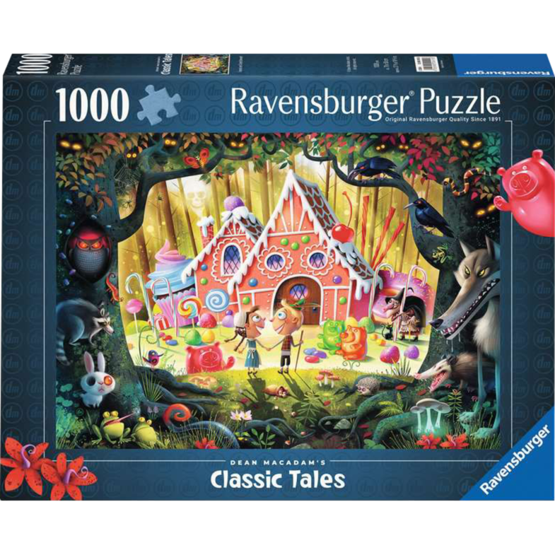 Ravensburger Puzzle Dean Macadam's Classic Tales - Hänsel und Gretel, 1000 Teile