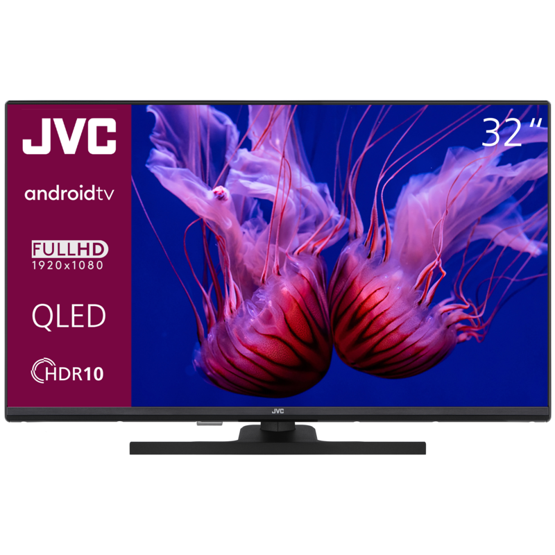 JVC LT-32VF5355W LED-Fernseher, weiß, FullHD, Triple Tuner, Smart TV, TiVo