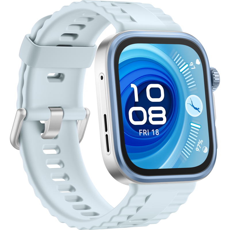 Huawei Watch Fit 4 Pro (Seiya-B29F) Smartwatch, silber, blaues