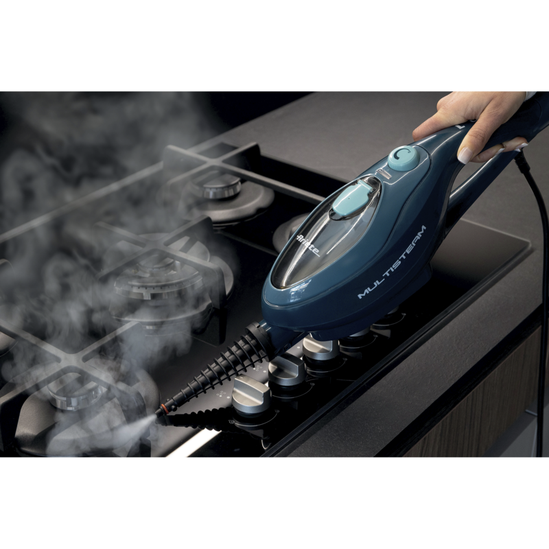 Ariete Dampfreiniger Steam Mop 10 in 1, blau/grün, 1.500 Watt