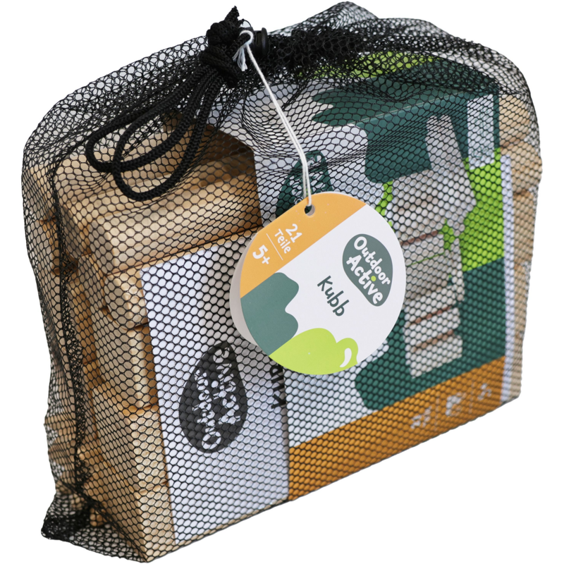VEDES Schwedenschach Kubb, 21-teilig im Netz Brettspiel