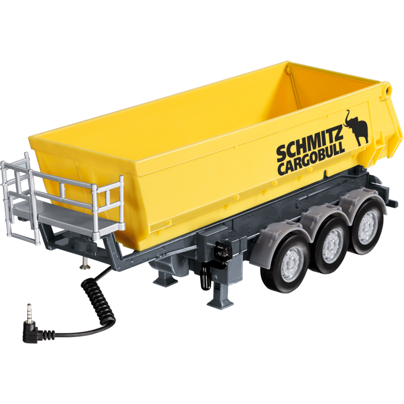 SIKU CONTROL32 3-Achs-Kippsattelauflieger RC, gelb/schwarz, 1:32